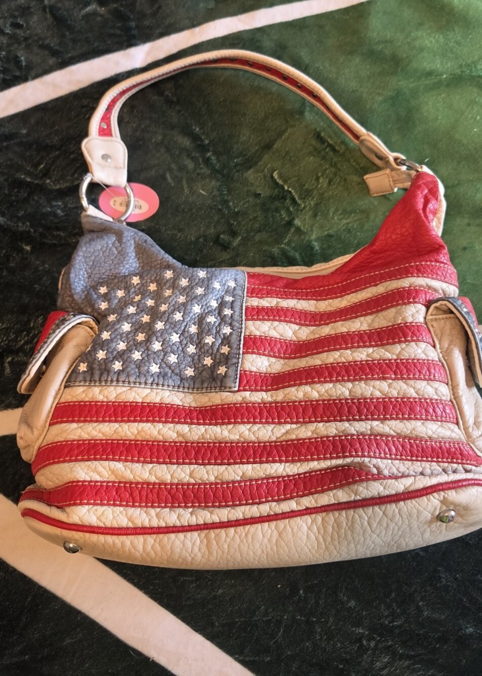 Blazin Roxx Women's Americana Bucket Flag Western Handbag